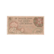 Unik Uang kuno Indonesia 5 Gulden 1946 Seri Federal I VG-XF Limited