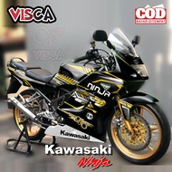 Decal Ninja RR 150 Old Full Body Stiker Ninja RR 150 Full Body Striping Ninja RR Old Hitech
