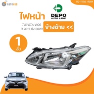 DEPO ไฟหน้า TOYOTA VIOS ปี 2017 ถึง 2020 (ธรรมดา) (112-1154L-RDM  112-1154R-RDM) (1 ชิ้น) | AUTOHUB