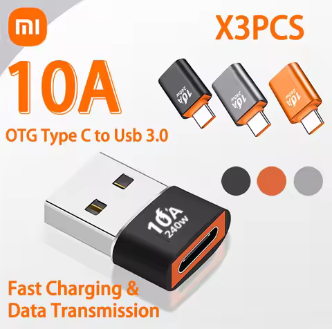10A Otg Adapter Type C To Usb A Converter Tipoc Adaptor Connector Cable For Xiaomi 12 11 Samsung S22