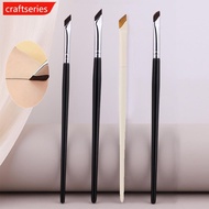 CRAFTSERIES 2Pcs Upgrade Blade Eyeliner Brush Ultra Thin Fine Angle Flat Eyebrow Brush Under The Eye