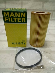 กรองน้ำมันเครื่อง Volvo  S40 II ( 2004 - 2012 ) รุ่น 2.0 D3,  2.0 D4   Oil Filter Mann HU 719/8y  /  HU719/8y