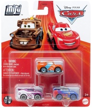 Cars Mini Racers 3-Pack (Ryan Inside Laney Barry DEPEDAL FLIP Dover) Disney Cars Mini Racers 3-Pack 