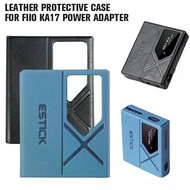 FIIO SK-Estick+KA17 Leather Protective Case Cover for Fiio Estick Power Bank and KA17 Mini Headphone