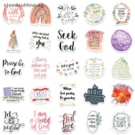 STE 52pcs Jesus Christians Religion Sayings Stickers Skateboard Suitcase Graffiti Luggage Motorcycle DIY Bible Sticker SG