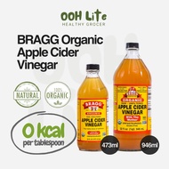 [Low Calorie] BRAGG Organic Apple Cider Vinegar 473ml/956ml - Natural, Healthy, Weight Management, I