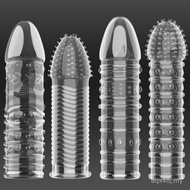✲✆wyhcwcpvpoPenis Covers Extender Men's Condoms Crystal Penis Condoms Finger Cock Ring Adult Sex