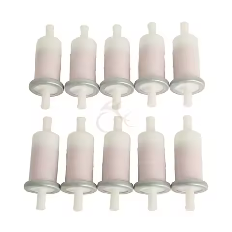 Motorcycle Fuel Filter 3/8" 10mm Fuel Line For Kawasaki Yamaha Suzuki Polaris Honda CBR600 1000 F VT