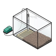 ❤ราคาพิเศษ❤ MS Royal Under Gravel Filter 36 inch cabinet filter (used on the floor Before puffing ar