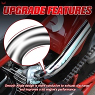 Aluminium Exhaust Pipes Set for GX160 GX200 Motorcycle - Engine Upgrade