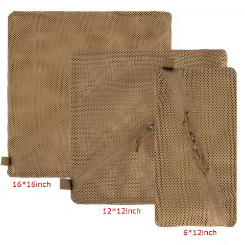 Tactical Mesh EDC Pouch Bag Utility Tool Gear Backpack Organizer Pocket Insert Modular Admin Pouch C