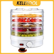 Electric Food Dehydrator Machine 5 Tray Tier Fruit Dryer Beef Jerky Herbs Dryer Adjustable Thermostat