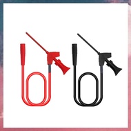 (E B M Multimeter Test Hook Clip Mini IC Hook Test Clip with Leads to 2mm Hole Socket High Quality T