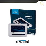 500GB CRUCIAL MX500 2.5” SATA SSD | CT500MX500SSD1 For Desktop and Laptop Solid State Drive | High Quality Storage | Work Gaming Office | Collinx Computer