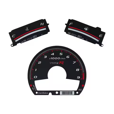 Gauge Face for Honda Civic FA5 FG2 FA1 FD1 MUGEN Style 8000rpm