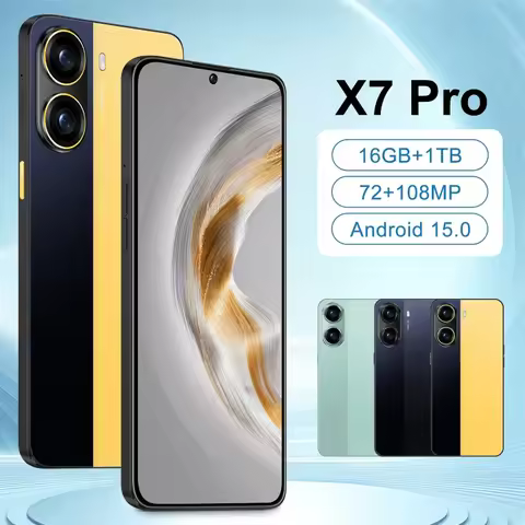X7 Pro Mobile Phone gen 3 Snapdragon 8 Cellphone Cell Global Version Phone Dual SIM 8000mAh 5G Andro