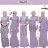 Tema Lilac Baju Kurung Dewasa Plus size BF Friendly Tunang Bridesmaid Kenduri Raya (Size 34-60)