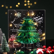 3D Christmas Greeting Card Stereoscopic Handmade Christmas Tree Card Creative Celebration Christmas Gift