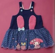 Melody 牛仔色吊帶裙(實拍）