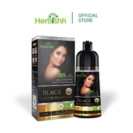 Herbishh Magic Hair Colour Dye Shampoo 500ML 3 In 1 - Black
