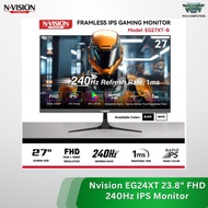 Nvision IPS Gaming Monitor 24 Inch / 27 Inch (240Hz/180Hz/144Hz) FHD 1ms Flat Desktop PC Monitor