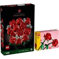 LEGO Icons 10328 Bouquet of Roses & 40460 Roses Bundle