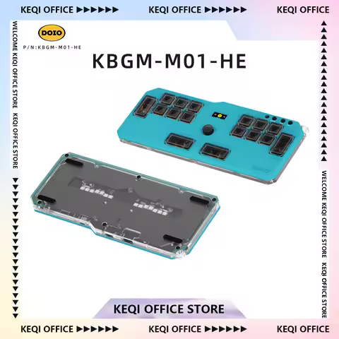 DOIO HITBOX KBGM-M01-HE Keyboard Aluminum Alloy Wired Acrylic Low Magnetic Switch Gamer Keypad OSU/D