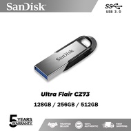Sandisk Ultra Flair 128GB/256GB/512GB USB 3.0 Flash Drive (Speed Up to 150MB/s)A1