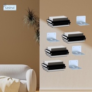 [szsirui] 4pcs Invisible Bookshelf Wall Shelf Decor Multipurpose Storage Book Shelf Book Organizer Shelves for Bedroom Home Library Cafe