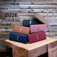 Woman handbag long purse wallet bag card holder coin bag 2ZIP WALLET READY STOCK