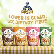 Captain granola assorted oat clusters crunchy breakfast granola oats oatmeal cereal oatmeal clumps A