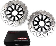 Arashi Front Brake Disc Rotor for Honda CB400 SB / CB400 SUPER BOL D'OR / CB400 SUPER FOUR 2005 Moto