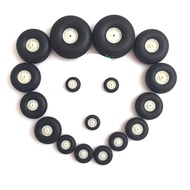 2pcs/lot High elastic rubber wheel for Rc Fixed-wing airplane(diameter 25/32/45/50/55/64/70/76MM ) c