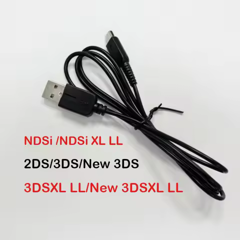 For Nintendo DSi NDSI 3DS 2DS XL/LL New 3DSXL/3DSLL 2dsxl 2dsll Game Power Line USB Charger Cable Ch