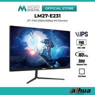 DAHUA 27" LM27-E231 FULL HD (1920x1080@165HZ) LED IPS PANEL LCD GAMING MONITOR (1MS, INPUT: DP+HDMI,