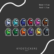 HP WATERPROOF AMONG US STICKERS FOR COMPLETE BICYCLE LAPTOPhp