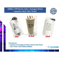 CBB60 / CPR Barrier Gate / Autogate Motor Capacitor (Kapacitor) 16uf 9uf 9+9uf / 18uf