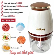 OSAKA JÂPAN FP126-P Blender 700ml Capacity - Multifunctional Blender, Blender, Meat Grinder, Ice Gri