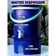 Tupperware Water Dispenser 14.5L Bekas Air Besar Tong Air Giant Water Dispenser