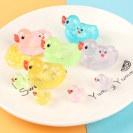 2pcs Luminous Duck Floating Animal Duck Floating Flashing In The Water Rubber Duck Baby Kids Bath Sh