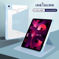 เคสipad 360°หมุนตั้ง/นอนได้  ipad gen7/gen8/gen9 10.2  Air4/Air5 10.9  pro11 พร้อมถาดใส่ปากกา