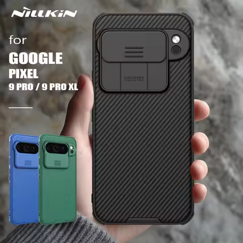 for Google Pixel 9 Pro / 9 Pro XL Case Nillkin CamShield Slide Camera Cases Ultra-Thin Privacy Lens 