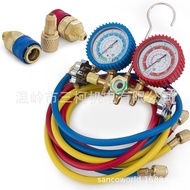 Charging Gauge Set Dual Gauge Set Refrigerant Liquid Dual Gauge Valve Set Air Conditioning Plus Set 