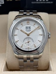 二手 USED  TUDOR 帝舵 GLAMOUR 57100 白色 2022年4月 鑽石字 透底 全套 FULL SET
