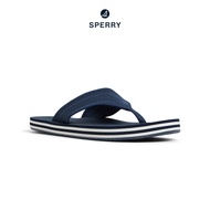 SPERRY BEACON ELASTIC THONG SANDAL รองเท้าแตะ ผู้ชาย สีกรม ( SAN - 13963678 )