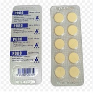 PORO PARACETAMOL 500MG 10S (EXP:10/2025)