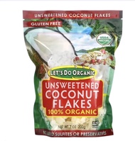 [mfoods] Edward & Sons, Let's Do Organic, 100% Organic Unsweetened Coconut Flakes, Healthy Snacks,