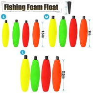 [HOT] 10pcs Peg Floats Catfish Fishing Bobbers Foam Rig Float Crappie Trout