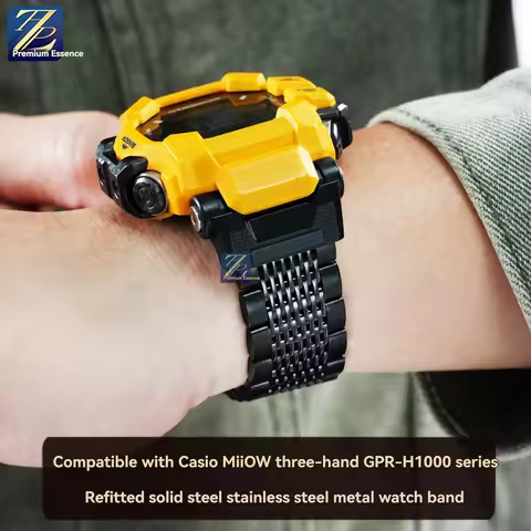 For Casio G-SHOCK Cat Man Sport Watch GPR-H1000 Series Modified Steel Belt Stainless Steel Replaceme