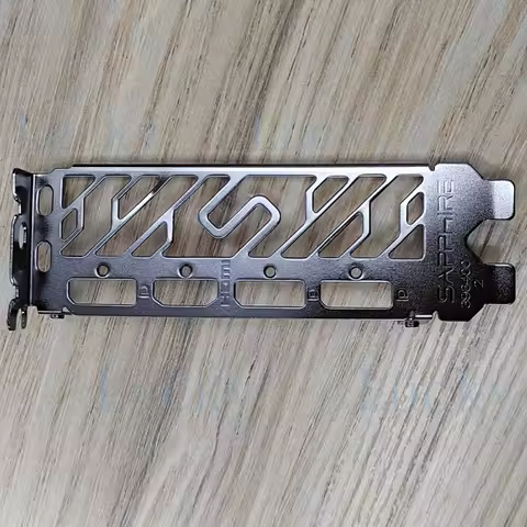 f For Sapphire I/O Shield Back Plate BackPlate Blende Bracket RX5500XT 6600XT